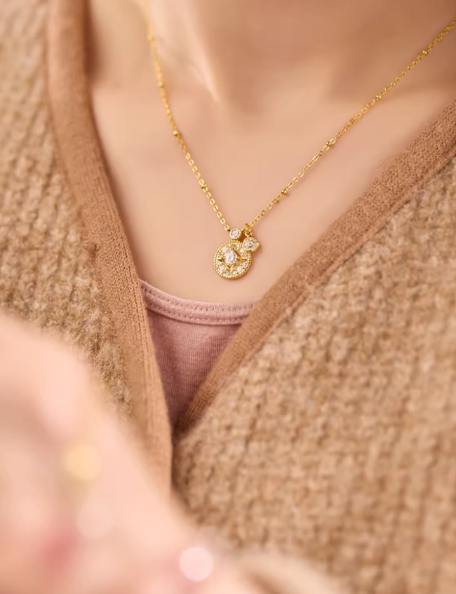 Sterling Silver Minimal Luxe Necklace