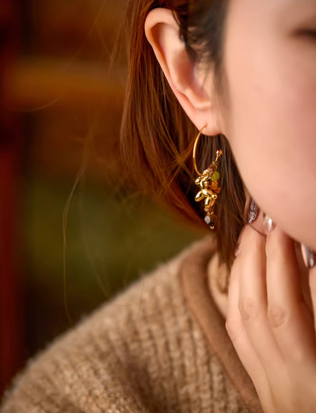 Bohemian Stone Heritage Earrings