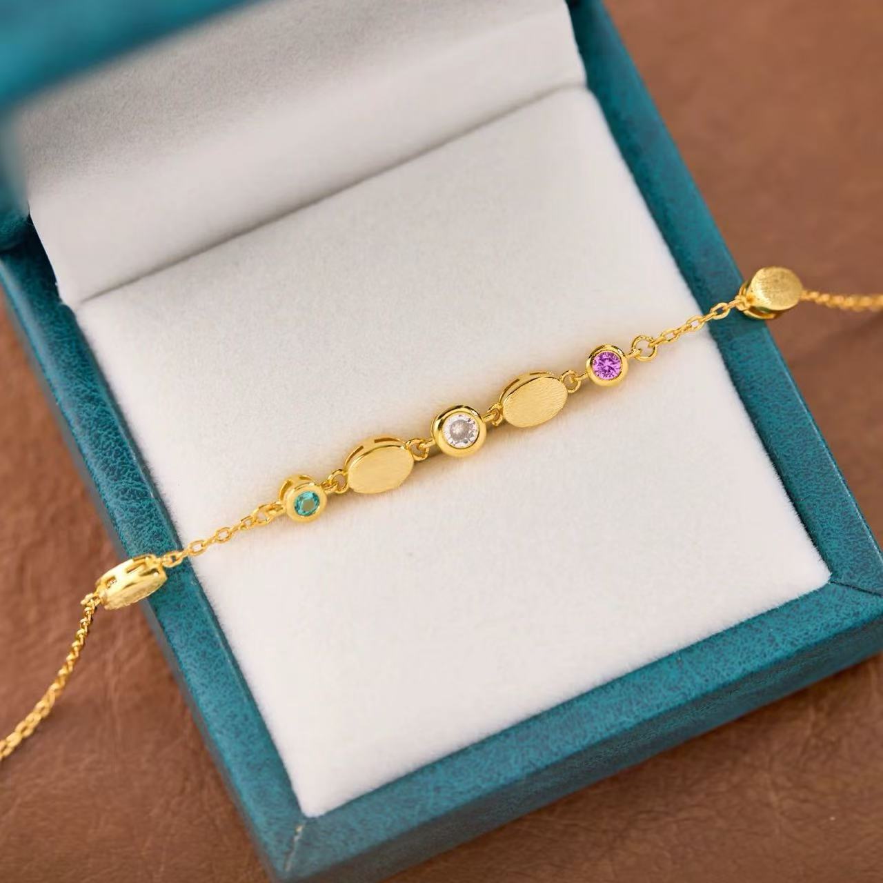 Luxe Gold Link Delicate Bracelet