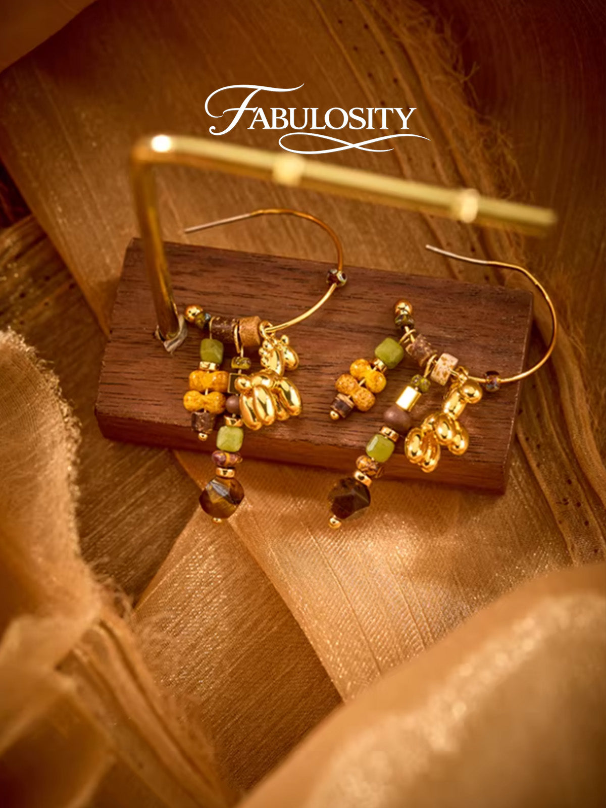 Bohemian Stone Heritage Earrings