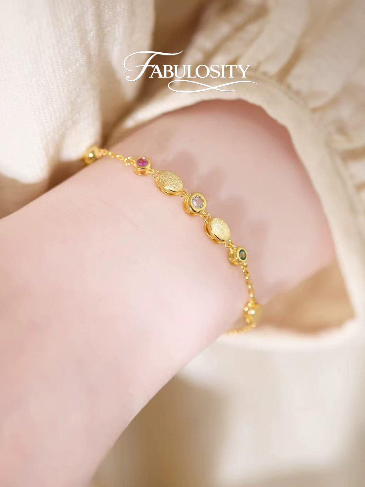 Luxe Gold Link Delicate Bracelet
