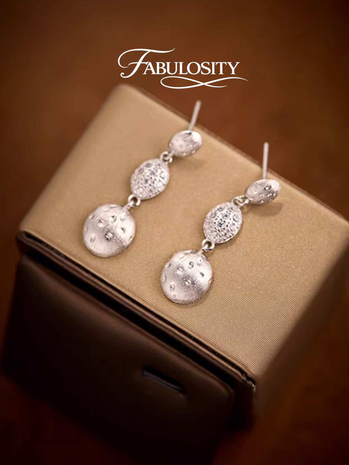 Geometric Grace Drop Earrings